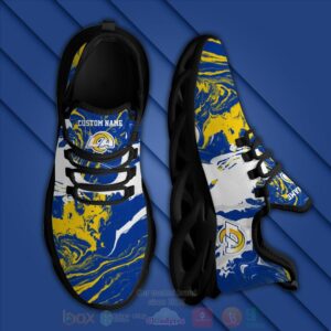 Los Angeles Rams Nfl American Custom Name Clunky Max Soul Shoes