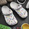 Louis Vuitton Colorful Pattern Crocband Clog Shoes