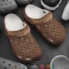 Louis Vuitton Damier Pattern Crocband Clog Shoes