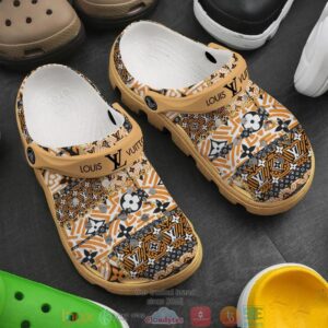 Louis Vuitton Lv Brand Pattern Crocband Clog Shoes