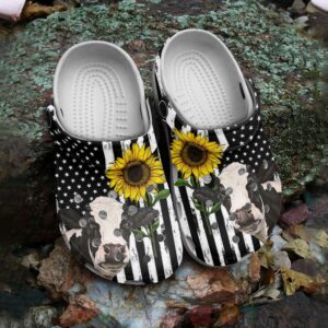 Love Cow Crocband Crocs Clog Shoes