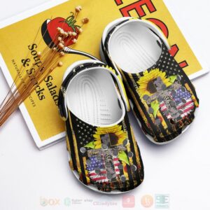 Love Hope Faith Sunflower Crocband Crocs Clog Shoes