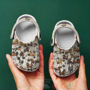 Love Horses Crocband Crocs Clog Shoes