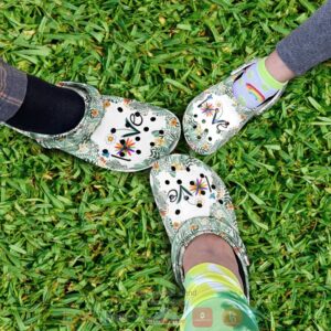 Love Nana Life Flowers Crocs Crocband Shoes