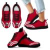 Lovely Curves Stunning Logo Icon Northern Illinois Huskies Sneakers