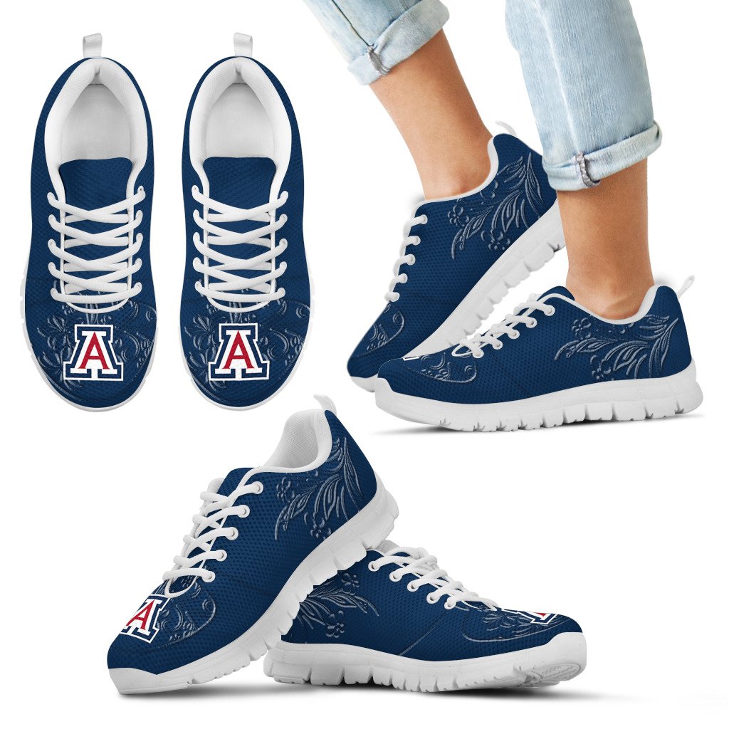 Lovely-Floral-Print-Arizona-Wildcats-Sneakers-1