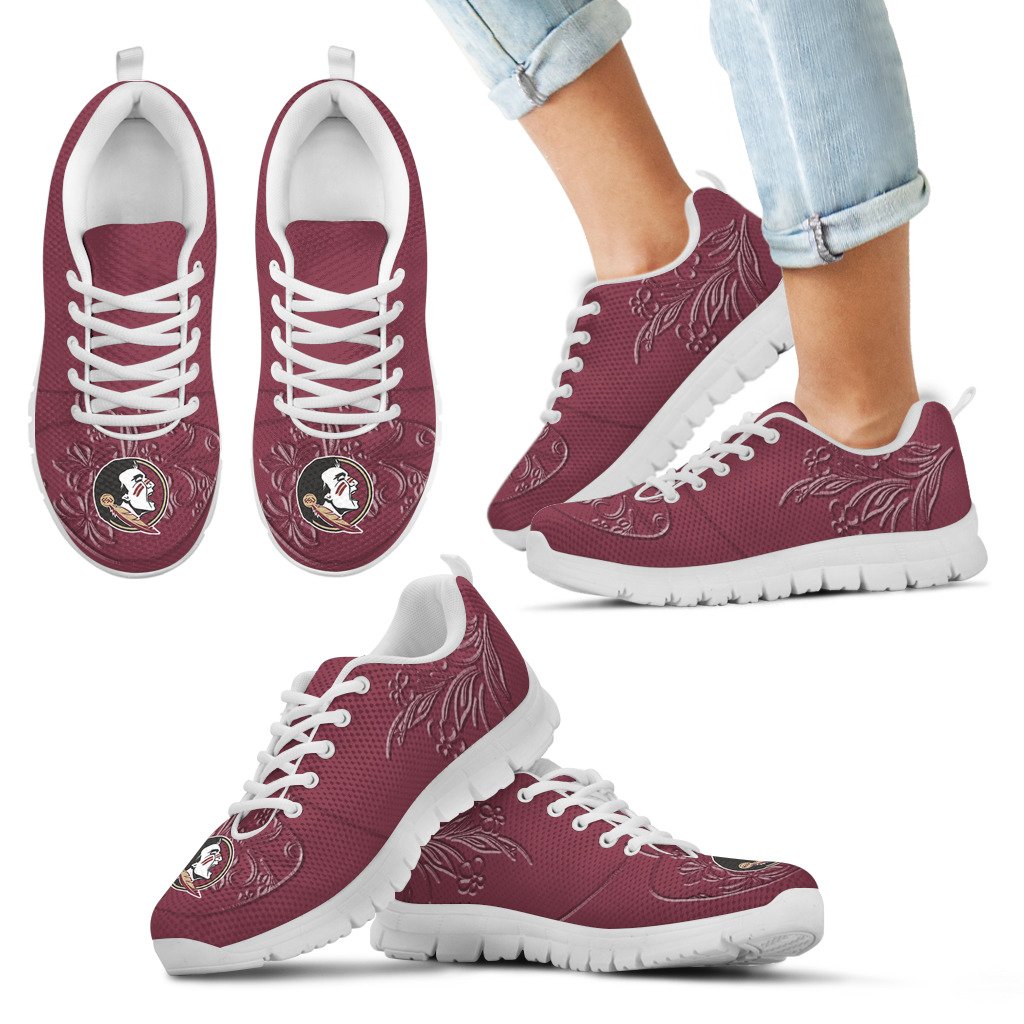 Lovely-Floral-Print-Florida-State-Seminoles-Sneakers-1
