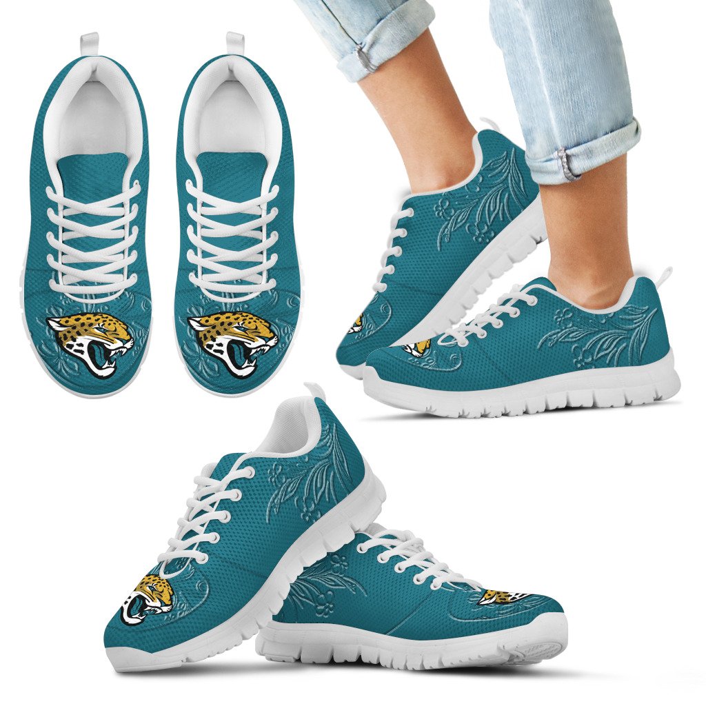 Lovely-Floral-Print-Jacksonville-Jaguars-Sneakers-1