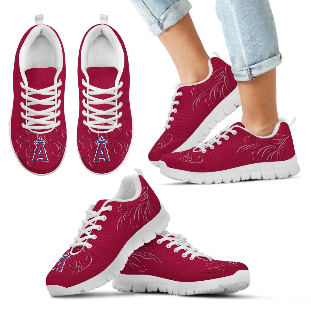 Lovely-Floral-Print-Los-Angeles-Angels-Sneakers-1