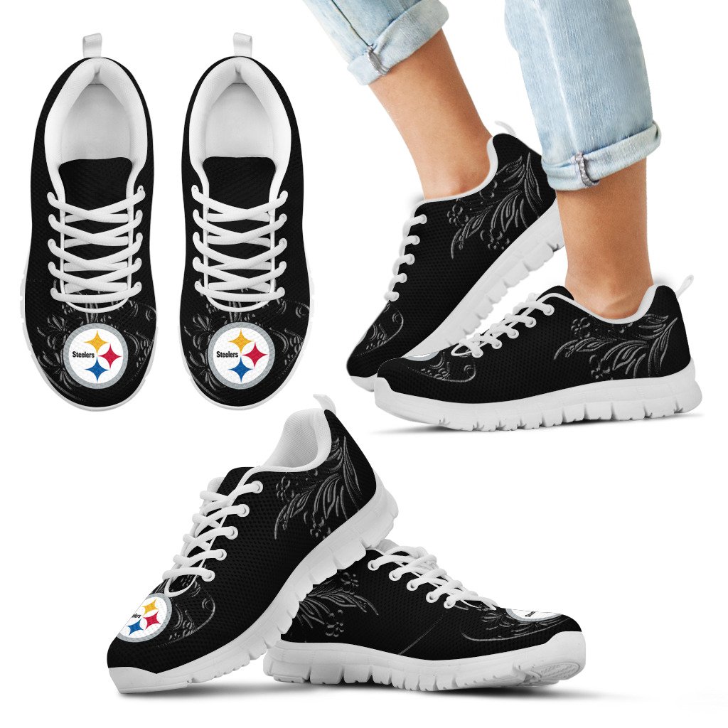 Lovely-Floral-Print-Pittsburgh-Steelers-Sneakers-1