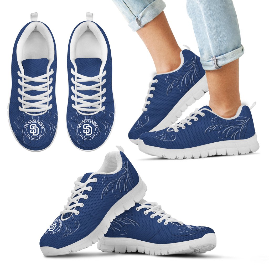 Lovely-Floral-Print-San-Diego-Padres-Sneakers-1