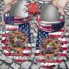 Lsu American Flag Crocs Gift