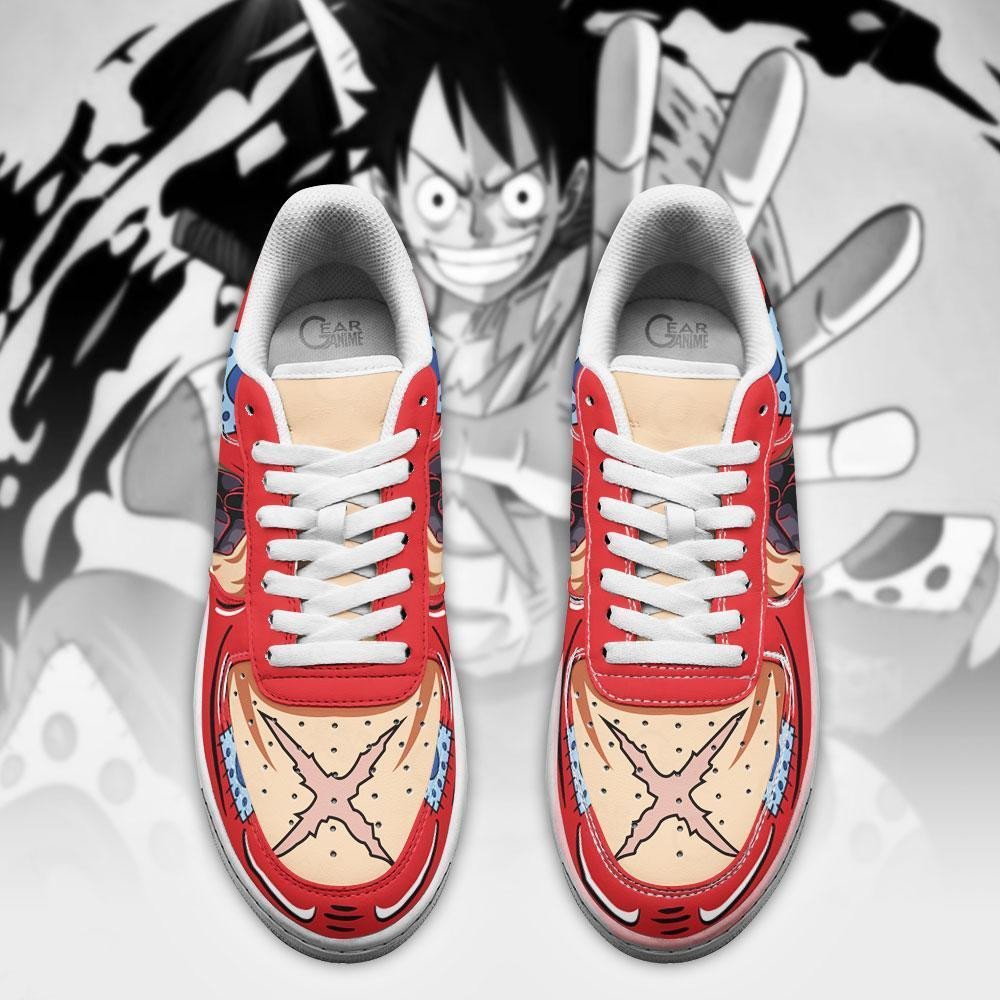 Luffy Haiki Wano Arc One Piece Anime Air Force Shoes Luffy Haiki Wano Arc One Piece Anime Air Force Shoes