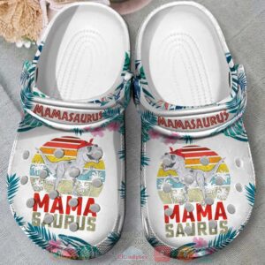 Mamasaurus T Rex Mama Saurus Crocs Crocband Shoes