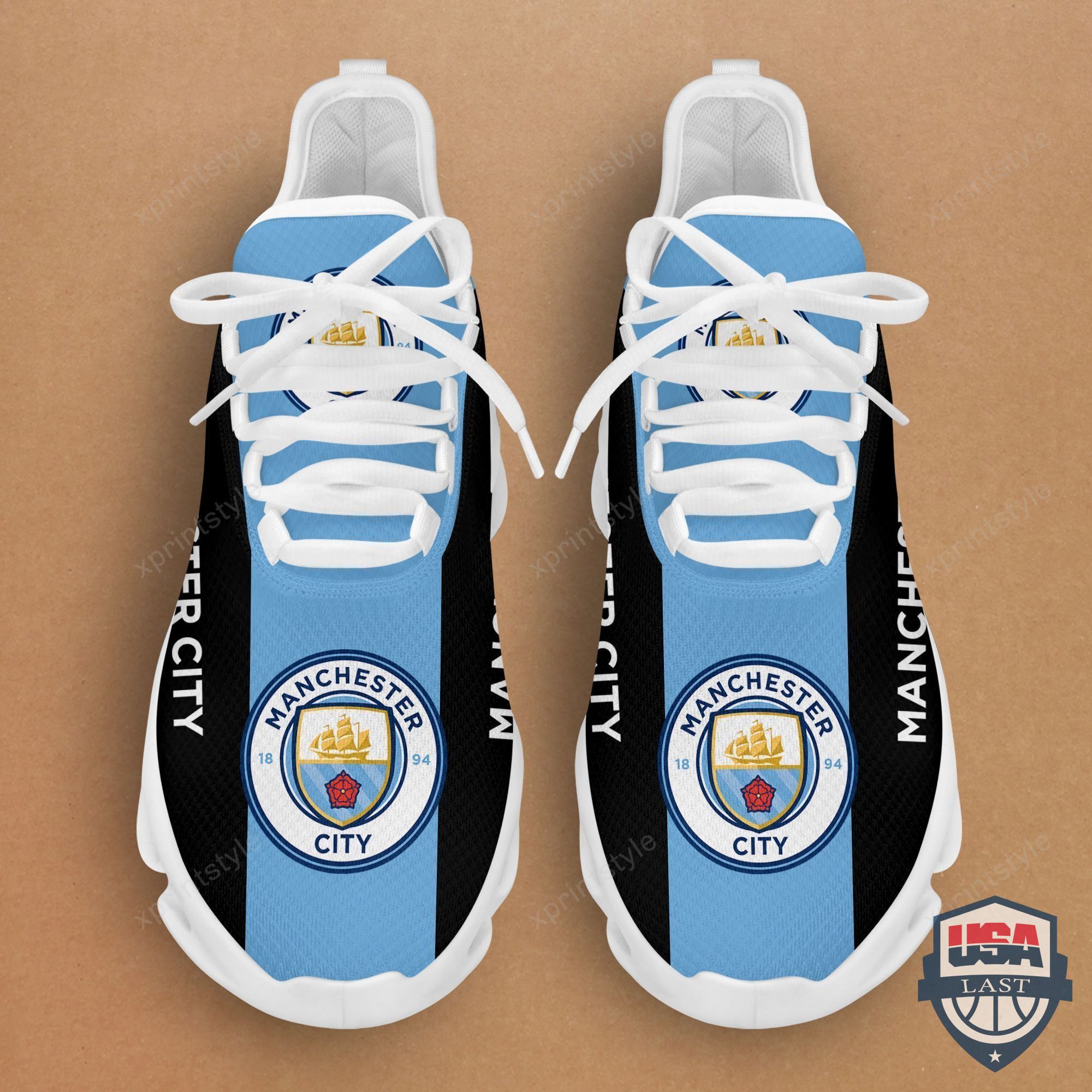 Manchester City Fc Max Soul Running Shoes Blue Version- Hothot 100122 Manchester City Fc Max Soul Running Shoes Blue Version- Hothot 100122