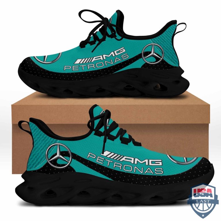 Mercedes-Amg-Petronas-F1-Running-Shoes-Turquoise-And-Black-1