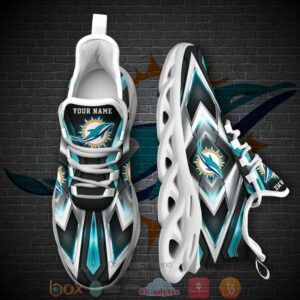 Miami Dolphins Nfl Personalized Clunky Max Soul Shoes