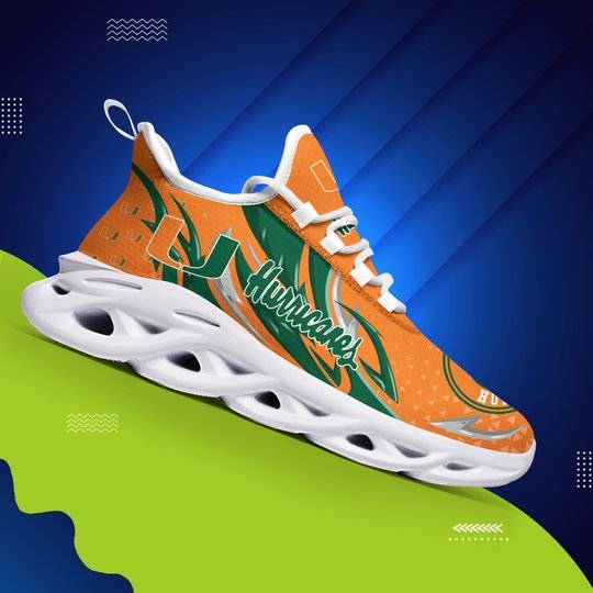 Miami Hurricanes Max Soul Clunky Shoes Miami Hurricanes Max Soul Clunky Shoes