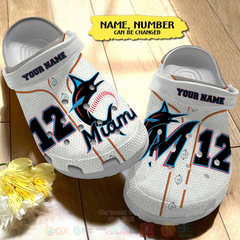 Miami Marlins Personalized Crocband Crocs Clog Shoes Miami Marlins Personalized Crocband Crocs Clog Shoes