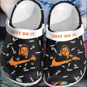 Michael Myers Just Do It Halloween Crocband Crocs Clog Shoes