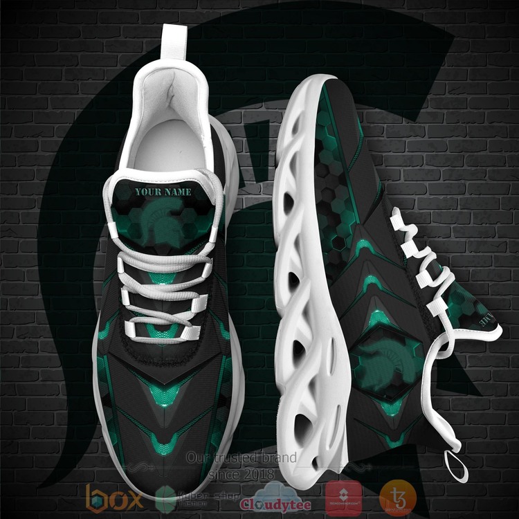 Michigan State Spartans Basketball Team Personalized Clunky Max Soul Shoes Michigan State Spartans Basketball Team Personalized Clunky Max Soul Shoes