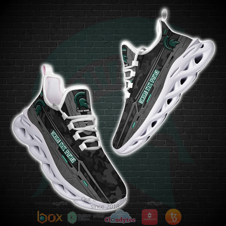 Michigan State Spartans Men’S Basketball Personalized Clunky Max Soul Shoes Michigan State Spartans Men’S Basketball Personalized Clunky Max Soul Shoes