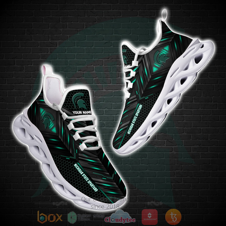Michigan State Spartans Ncaa Personalized Clunky Max Soul Shoes Michigan State Spartans Ncaa Personalized Clunky Max Soul Shoes