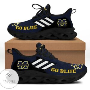 Michigan Wolverines Go Blue Max Soul Shoes