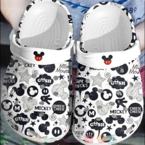 Mickey Mouse Gosh Cheese Crocband Crocs Clog Shoes