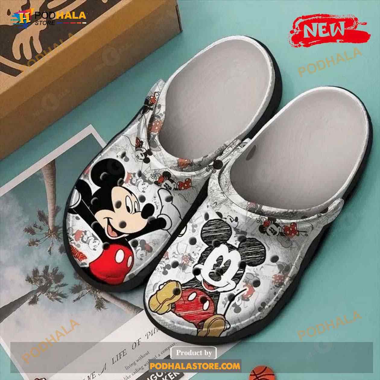 Mickey Mouse Painting Crocs Clog Shoes Mickey Mouse Painting Crocs Clog Shoes