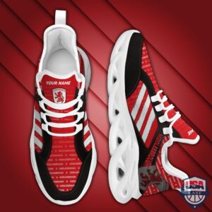 Middlesbrough Custom Name Max Soul Sneakers Running Shoes