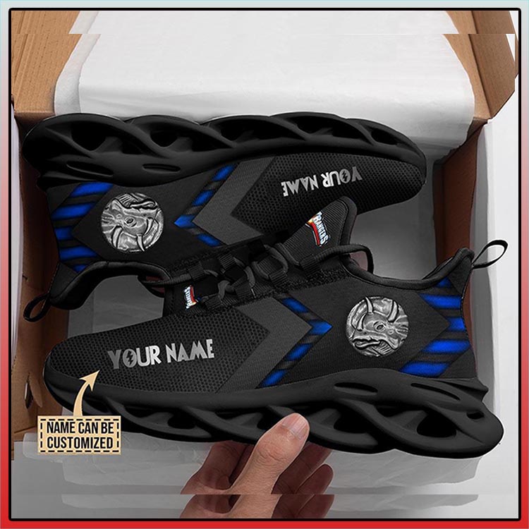 Mighty Morphin Power Rangers Blue Custom Name Clunky Max Soul Shoes Mighty Morphin Power Rangers Blue Custom Name Clunky Max Soul Shoes