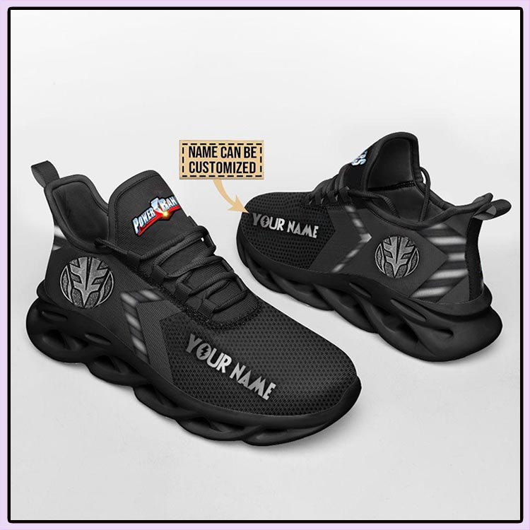 Mighty Morphin Power Rangers White Custom Name Clunky Max Soul Shoes Mighty Morphin Power Rangers White Custom Name Clunky Max Soul Shoes