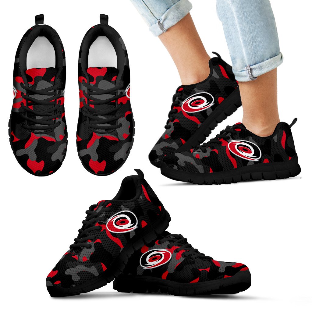 Military Background Energetic Carolina Hurricanes Sneakers Military Background Energetic Carolina Hurricanes Sneakers