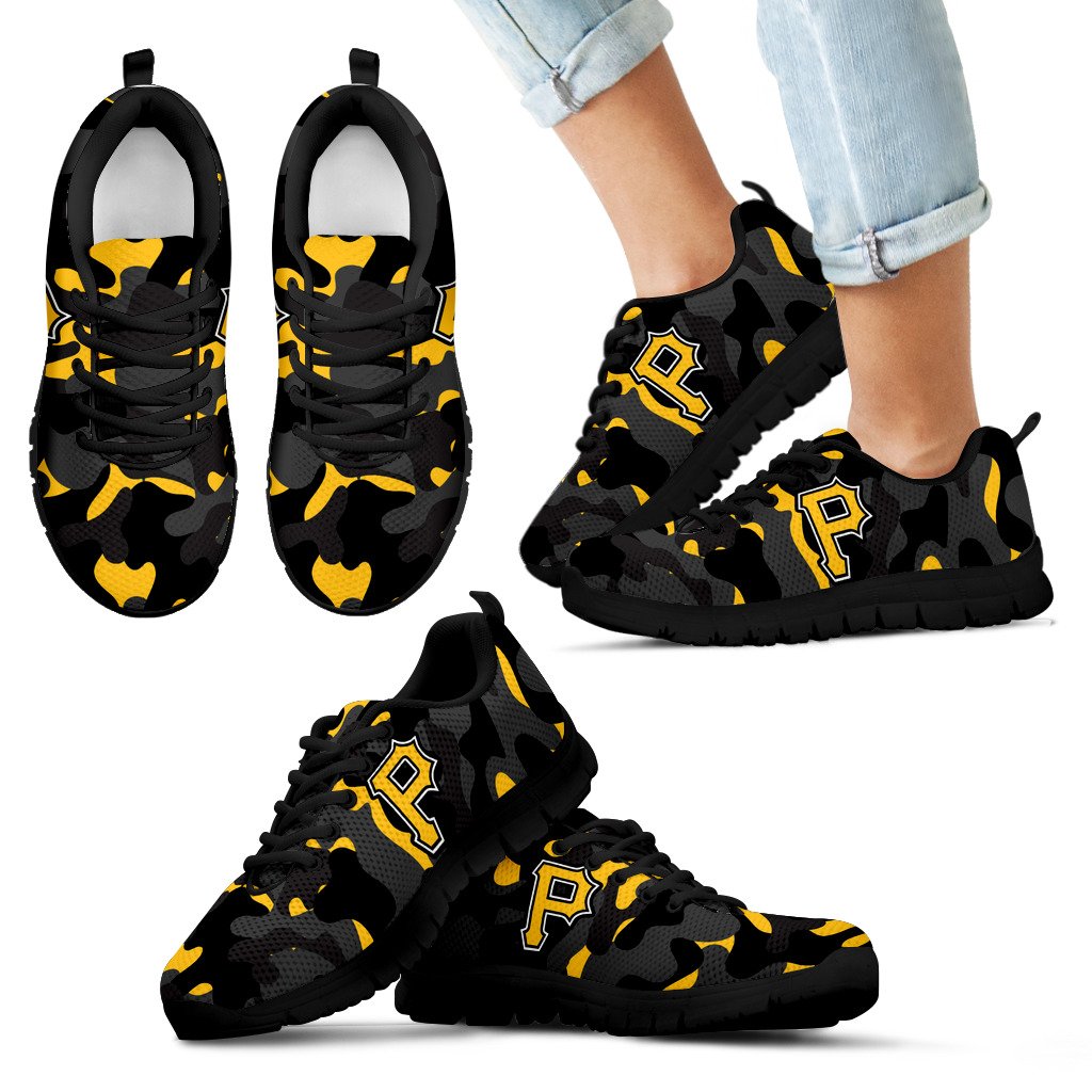 Military Background Energetic Pittsburgh Pirates Sneakers Military Background Energetic Pittsburgh Pirates Sneakers