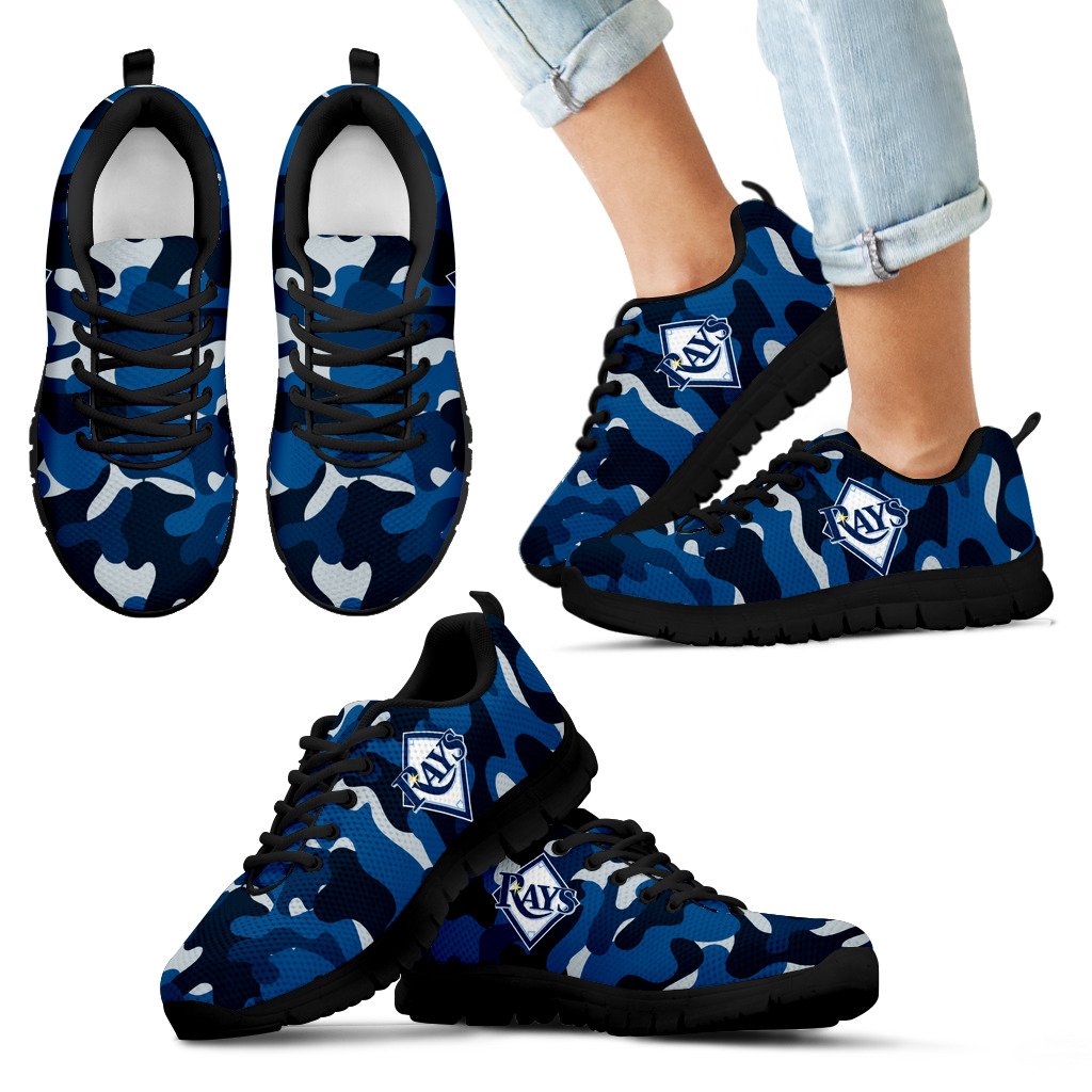 Military Background Energetic Tampa Bay Rays Sneakers Military Background Energetic Tampa Bay Rays Sneakers