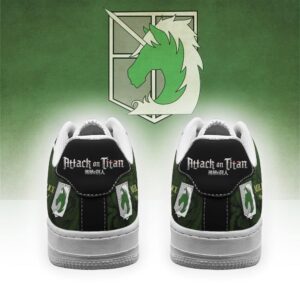 Military Slogan Attack On Titan Anime Air Force Shoes