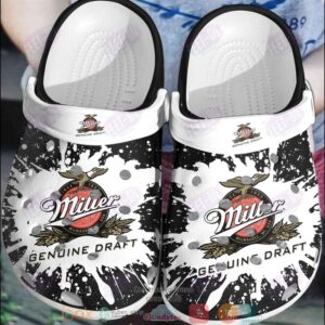Miller Genuine Draft Crocband Crocs Clog Shoes