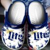 Miller Lite Drinking Crocband Clog Shoes