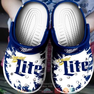 Miller Lite Drinking Crocband Clog Shoes