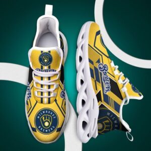 Milwaukee Brewers Mlb Max Soul Clunky Shoes- Limited Edition