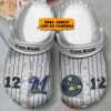 Milwaukee Brewers Personalized Crocband Crocs Clog Shoes