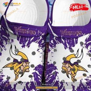 Minnesota Vikings Crocs Minnesota Vikings Charms Vikings Comfortable Classic Clogs Shoes
