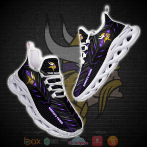 Minnesota Vikings Nfl Personalized Clunky Max Soul Shoes