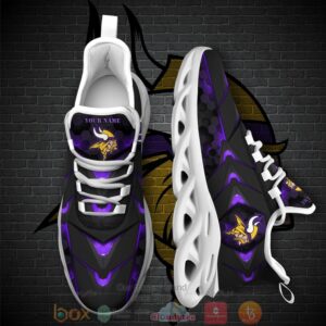 Minnesota Vikings Nfl Team Personalized Clunky Max Soul Shoes