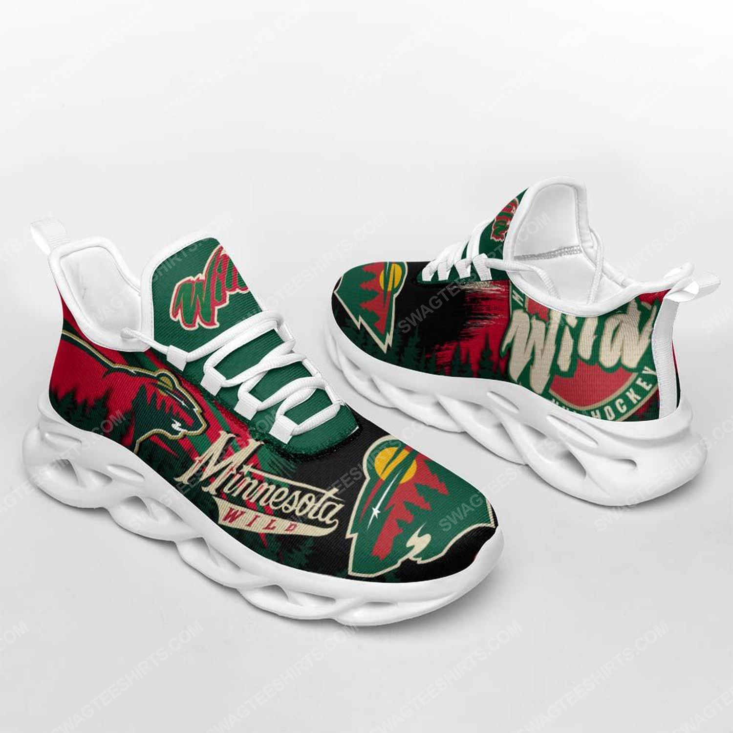 Minnesota Wild Hockey Team Max Soul Shoes Minnesota Wild Hockey Team Max Soul Shoes
