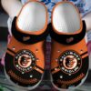 Mlb Baltimore Orioles Black-Orange Crocband Crocs Clog Shoes