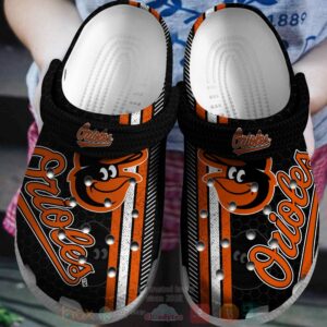 Mlb Baltimore Orioles Orange-Black Crocband Crocs Clog Shoes