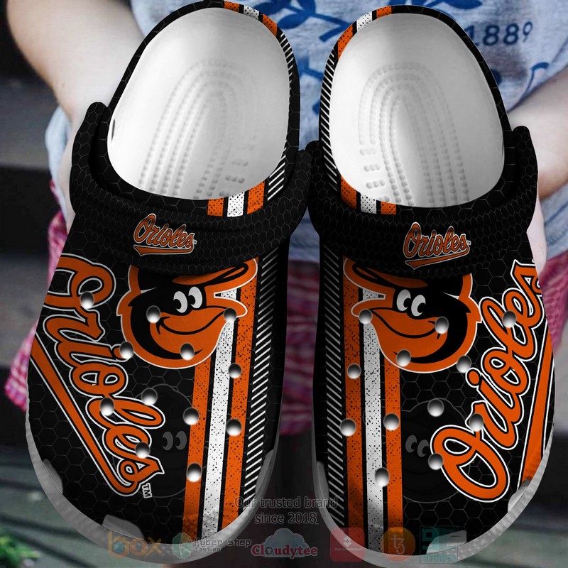 Mlb Baltimore Orioles Orange-Black Crocband Crocs Clog Shoes Mlb Baltimore Orioles Orange-Black Crocband Crocs Clog Shoes