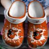 Mlb Baltimore Orioles Orange-White Crocband Crocs Clog Shoes